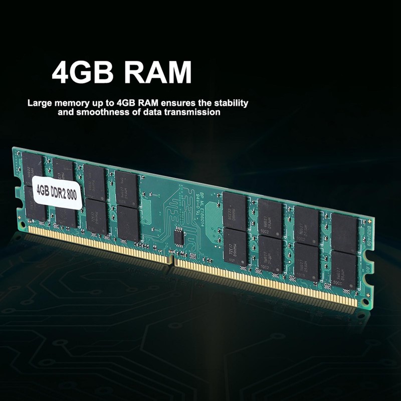 4GB Large Capacity DDR2 Memory Module 800MHz Fast Data Transmission