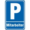 'Parking Sign or Sticker – Parking Employees Aluminium Composite 3