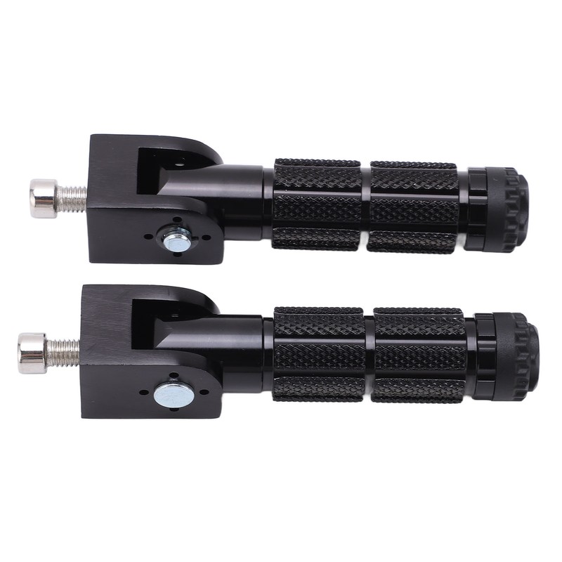1 Pair Universal Motorcycle Footrests Rear Set Footpegs with 8mm