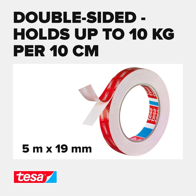 tesa UK Powerbond Ultra Strong Foam Double Sided Tape, 5