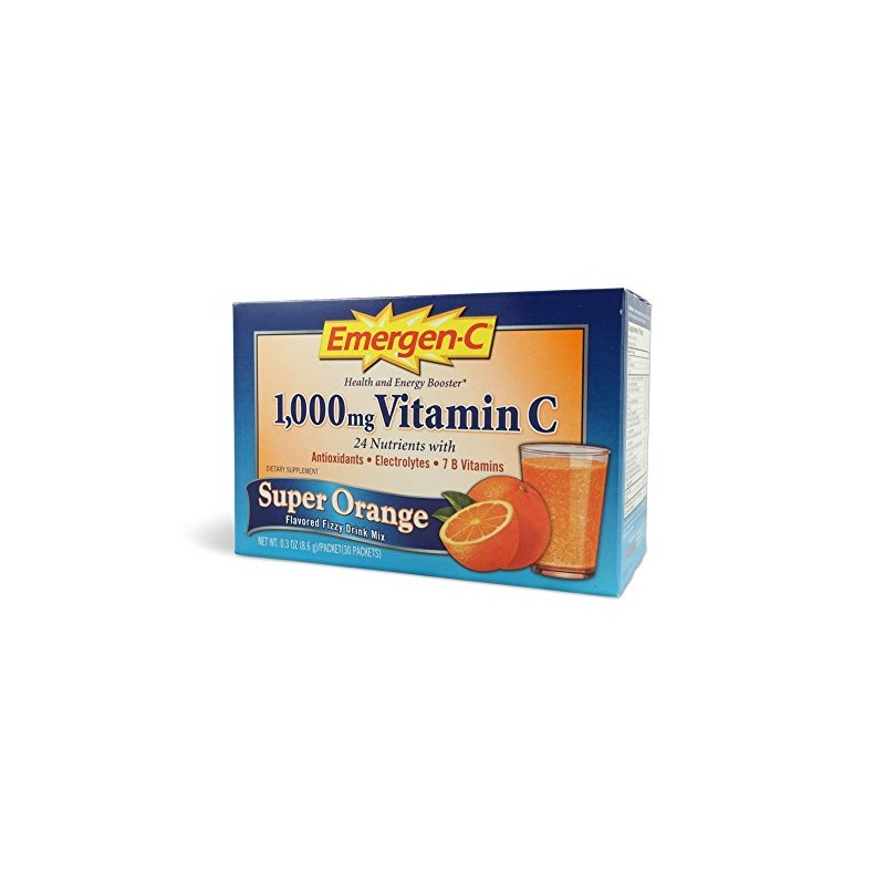 Emergen-C Super Orange Vitamin C - Value Pack of 4