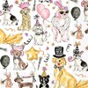 IHR Ideal Home Range Holiday Pets Napkins Rosanne Beck -