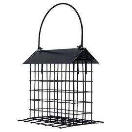 ENFANTRY Bird Suet Feeders for Outdoors, Suet Feeder for Outside Hanging, Weatherproof Bird Suet Cage for Wild Birds Woodpecker, Suet Cage for Outdoor Garden