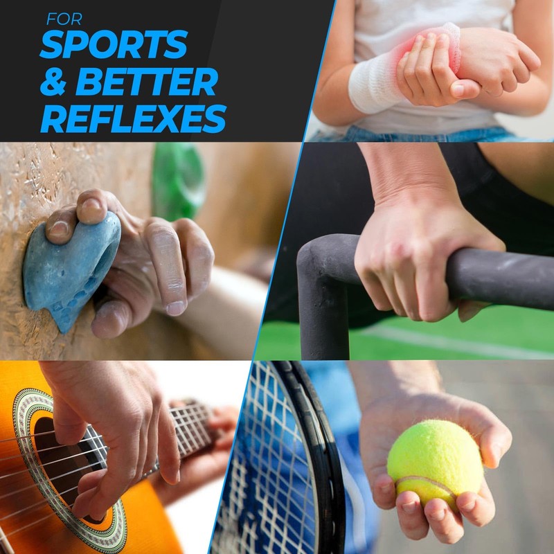 roygra Grip Strength Trainer (5 Pack), Forearm Strengthener Exerciser, Hand