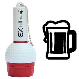 EZBallStamp Golf Ball Stamp Marker (Red Maple Leaf)