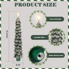 Christmas Tree Flameless Taper Candles with Remote 3 Packs, Battery