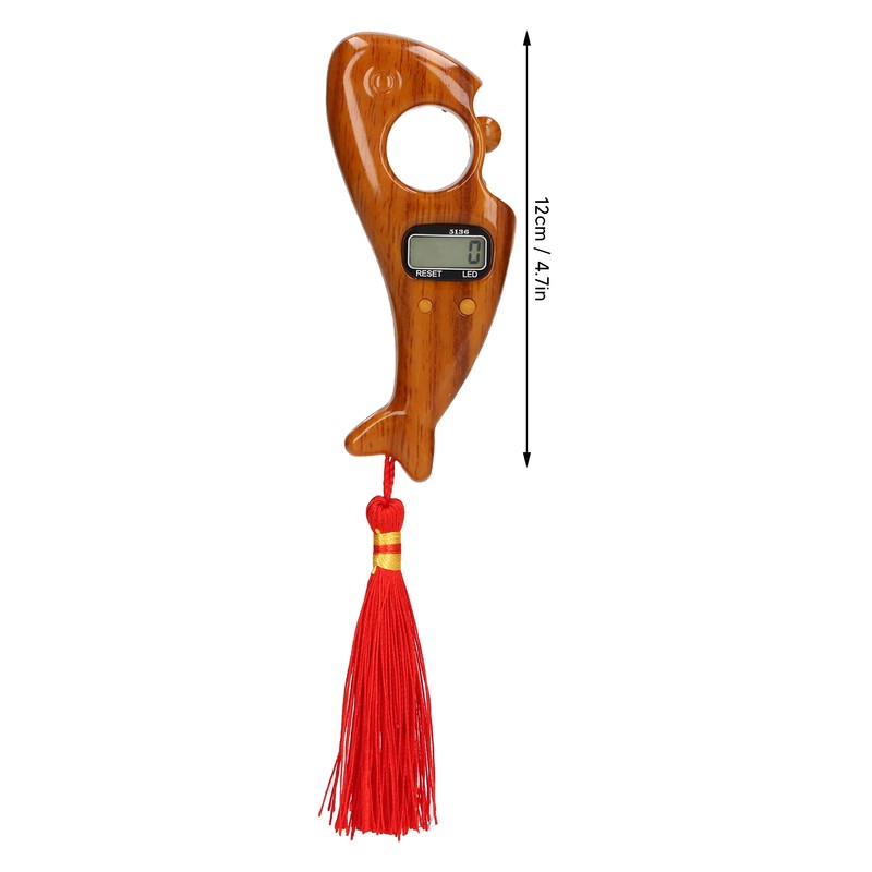 Digital Beads Counter Noiseless Fish Shape Portable Prayer Beads Counter