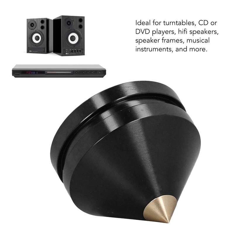 4 Set Speaker Spikes Floor Protector Metal Speaker Isolation Stand