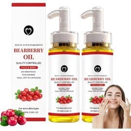 2pcs Aceite de iluminación de la piel,Arbutin Dark Spot Correcting Glow Serum,Aceitado para iluminar la piel oscura,Cuerpo,Alimentar la piel,Hidratación y brillo natural