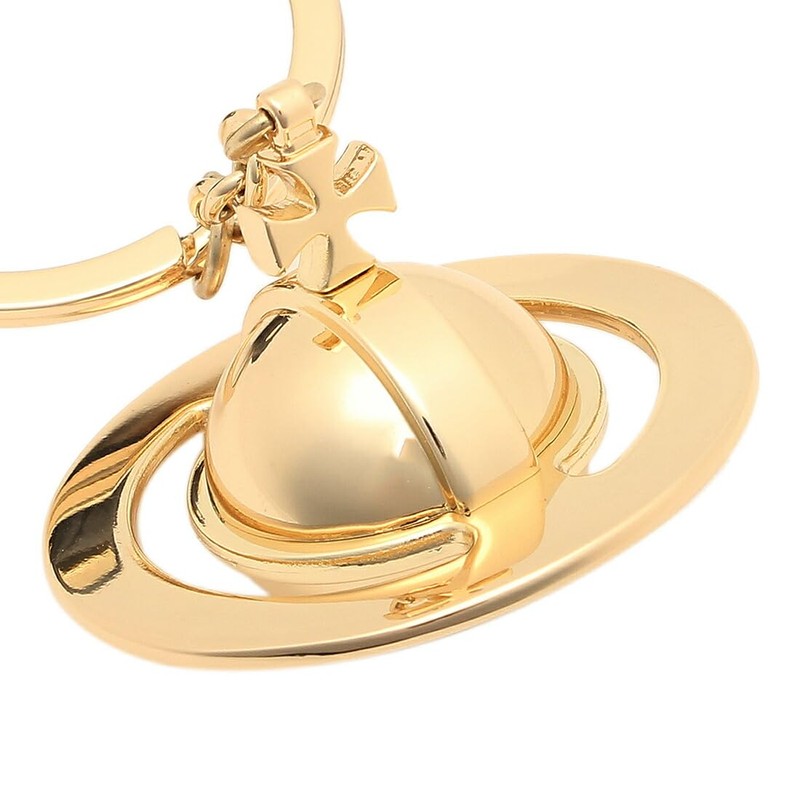 Vivienne Westwood 82030077 Key Ring, Saffiano, Unisex, Orb Bag Charm,