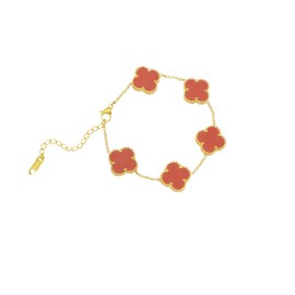 14K Gold Plated Lucky Bracelet for Women White/Black/Red/Bracelets Cute Gold Bracelets Jewelry Gifts for Women Girls