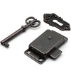 LBTODH Antique Cabinet Lock Retro Desk Lock Spring Door Lock