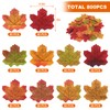 800PCS 10kinds Fall Artificial Maple Leaves Autumn Leaf Faux Fall