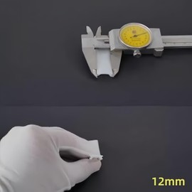 KSDLMPA 16.4Ft/5M Silicone LED Cover, Alumium Profile Silicone Channel Diffuser Flexible PC Lampshade Line for Strip Lights, Ceiling Lamp, Under Cabinet Cover Replaceable Installation (12mm)