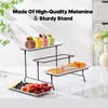 Unbreakable 3 Tier Serving Tray for Party, 11.8" x 5.2''