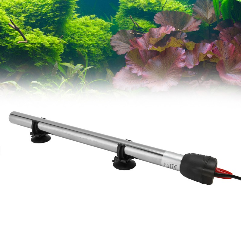 Aquarium Heater Stainless Steel Adjustable Automatic Thermostatic Heating Rod for