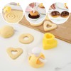 USHXVG 2Pcs Donut Molds with Dip Tongs, Hollow Bread Mold,