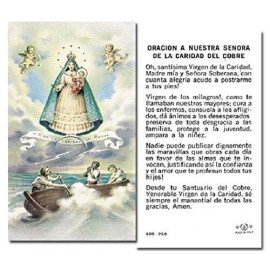 La Caridad Del Cobre Rosario Con olor a rosas Incluye Tarjeta De Rezo Bendecida
