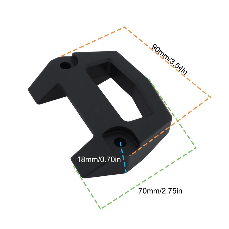OTOTEC 1 Set Snowmobile Pannier Rack Base with Hardware Screw