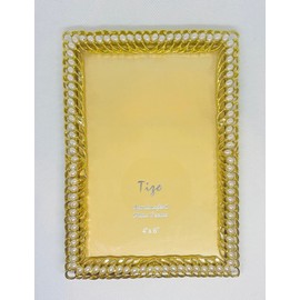 Tizo 4" X 6" Vintage Gold Jeweled Frame, Made in Italy …