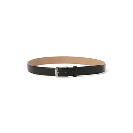 Beams Heart 415200479941988 Men's Leather Belt, 13.1 inches (331 mm), Black