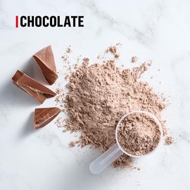 Muscle Milk Genuine Protein Powder, Chocolate, 1.93 Pounds, 13 Servings, 32g Protein, 2g Sugar, Calcium, Vitamins A, C & D, NSF Certified for Sport, E