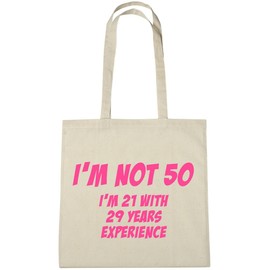 Lolmugs I'm Not 50 Tote Bag for Women