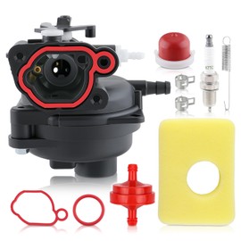 799583 Carburetor Tune Up Kit for 08P502 09P602 300E 450E 500E 550E series 125cc 140cc Lawnmower Engines Replace# 595656 590556 591979 593261, with 799579 Air Filter