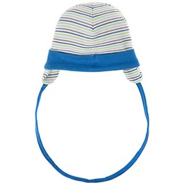 Schnizler Unisex Baby Erstlingsmütze, Bindemütze mit Ohrenschutz, Oeko-Tex Standard 100 Hat, Green (Grün), Medium (Manufacturer size: 47cm)