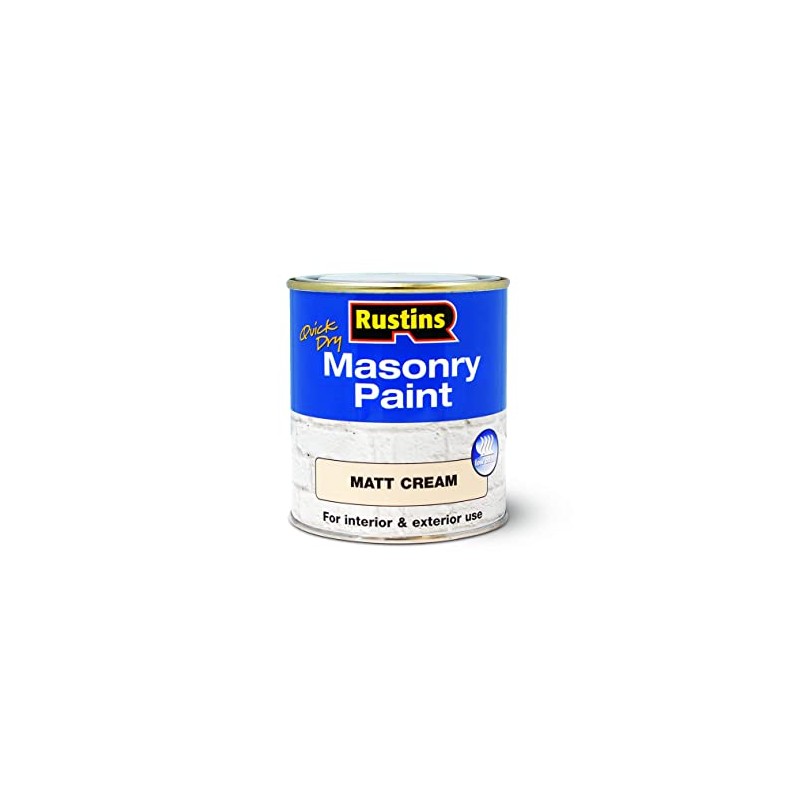 Rustins MASPC500 Masonry Paint Cream 500ml, 500