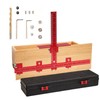 Cabinet Hardware Jig Punch Locator with Extended Ruler, Aluminum Alloy