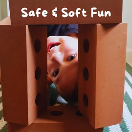 2 Piece Foam Bricks For Kids - Safe & Educational Building Blocks for Toddlers & Children, Life-Size Soft Play Construction Bricks for Creative Learning & Role Play