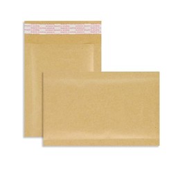 AKAR B00 Padded Envelopes Bubble-Lined Envelopes Gold Poly Bubble Mailers Postal Bags Quick & Easy Packaging Size 2-215x120mm B/00 (Pack of 20)