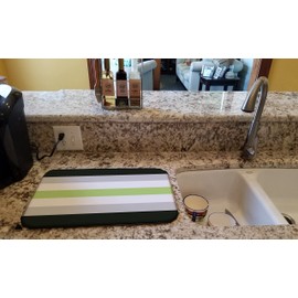 Caroline's Treasures CK8010DDM Agender Pride Dish Drying Mat Absorbent Dish Drying Mat Pad for Kitchen Counter Dish Drainer Mat for Countertop, 14 x 21", Multicolor