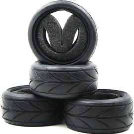 24pcs 1/10 on road arrows Tires Tyres Fit RC 1:10 Touring On Road Car wheels Rim