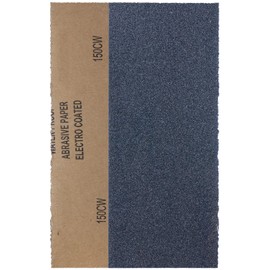 YoiYee 150 Grit Wet & Dry Sandpaper Sheets, 23 x 9.5cm, Very Fine Abrasive Sand Paper Roll for Wood, Metal, Plastic, Glass, Stone and Wall Sanding, 10 Pack