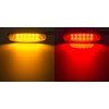 Spyder 6.2" LED Marker Clearance Lights - 12 LED Amber/Red