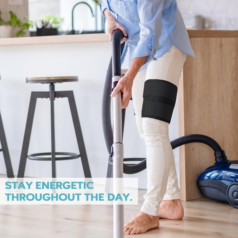 Hamstring & Thigh Compression Sleeve for Women Men,Thigh Wrap Compression