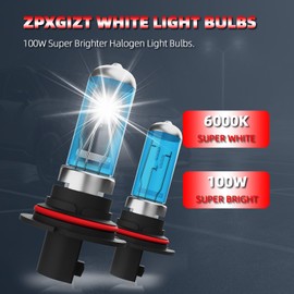 ZPXGIZT Light Bulbs Fit For Dodge Dakota 1997-2004, High Performance Halogen Headlight Bulb And License Plate Lights Combo, 9007 880 High Low Beam Fog Lights, 6000K White Light, Pack of 6