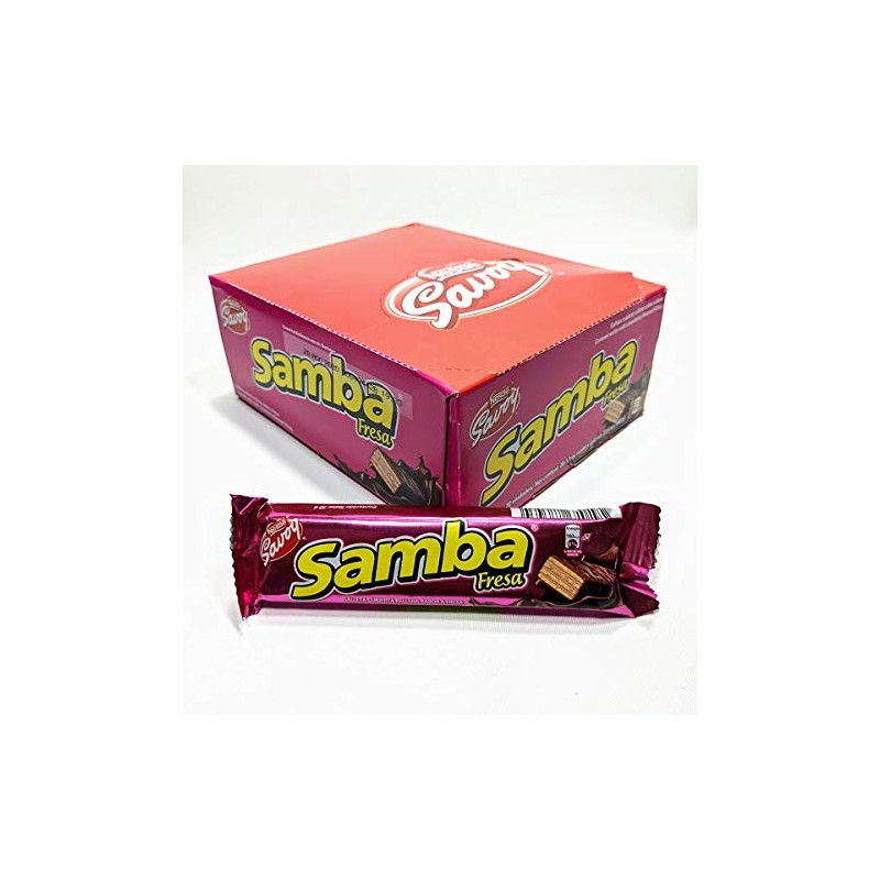 Samba Fresa Strawberry Savoy 20 unit 32 g each