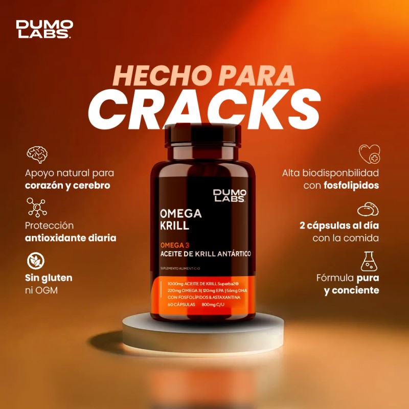 Dumo Labs Aceite Omega 3 Krill Antartico Dha Epa 30