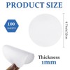 100 Sheets Microwave Kiln Papers 4.7 Inch Round Ceramic Fiber