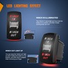 Nilight Winch Rocker Switch Momentary Toggle Switch ON Off ON