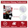 Pycat Christmas Jack Rectangle Tablecloth 60 x 84 Inch