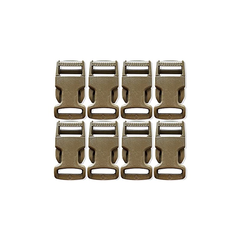 ITW Nexus 1" Plastic Buckle Coyote Brown (Pack of 8)…