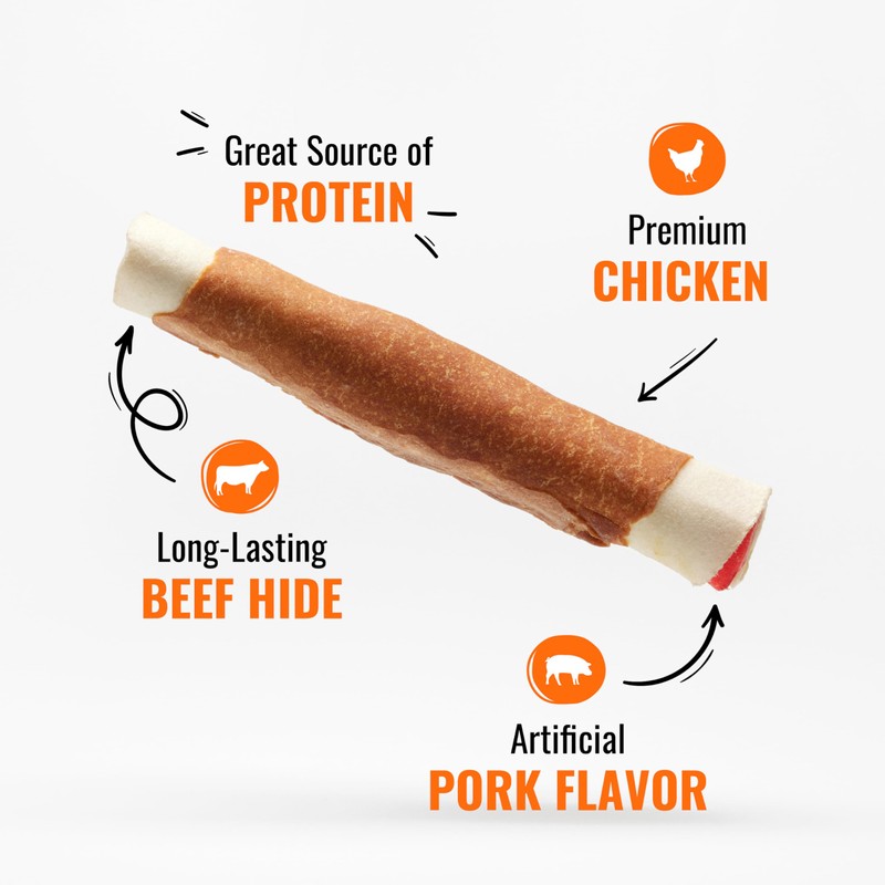 Good ‘n’ Fun Triple Flavor Chews for Large Dogs, Treat