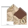 KindNotes Unique Mini Decorative Envelopes with Cardstock Papers | Set