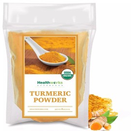Organic Turmeric Powder Polvo Orgánico de Cúrcuma - Curcuma Organica en Polvo Turmeric Powder 8Oz ys new