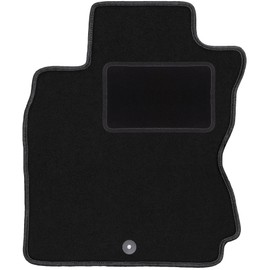 Wielganizator Car Mat - Fits Nissan Note I E11 Minivan 2006-2012 - Velour - Car Accessories - Practical Car Mat - 1 Piece - Black