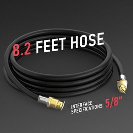 YESWELDER Inert Gas Welding Hose 8.2 ft, 5/"8 UNF-18RH Fittings